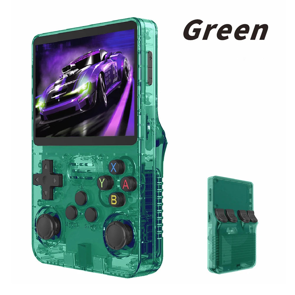 Neue Handheld-Spielkonsole HD Open Source-Spielkonsole mit zwei Joysticks LTRT-Tasten nostalgische Retro-3D-Spielkonsole