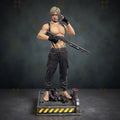 Hot 32cm Resident Evil Leon Kennedy 3rd Generation Gk Figure Anime Game Peripheral Desk Decor Collectible Otaku Model Toy