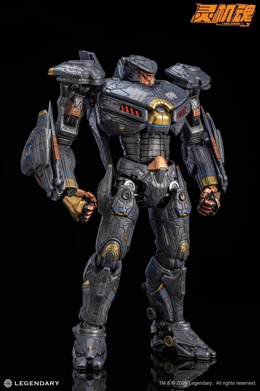 In Stock LINGJIHUN 20cm Striker Eureka Movable Model Toys Mecha With LED Optional BOX Reinforced