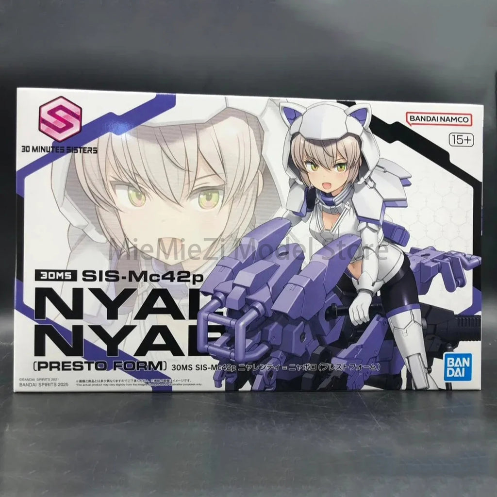 In Stock Original Bandai Spirits Model Kits 30 Minutes Sisters Nyalenti-Nyabolo Presto Form Model Decoration Assembling Toys