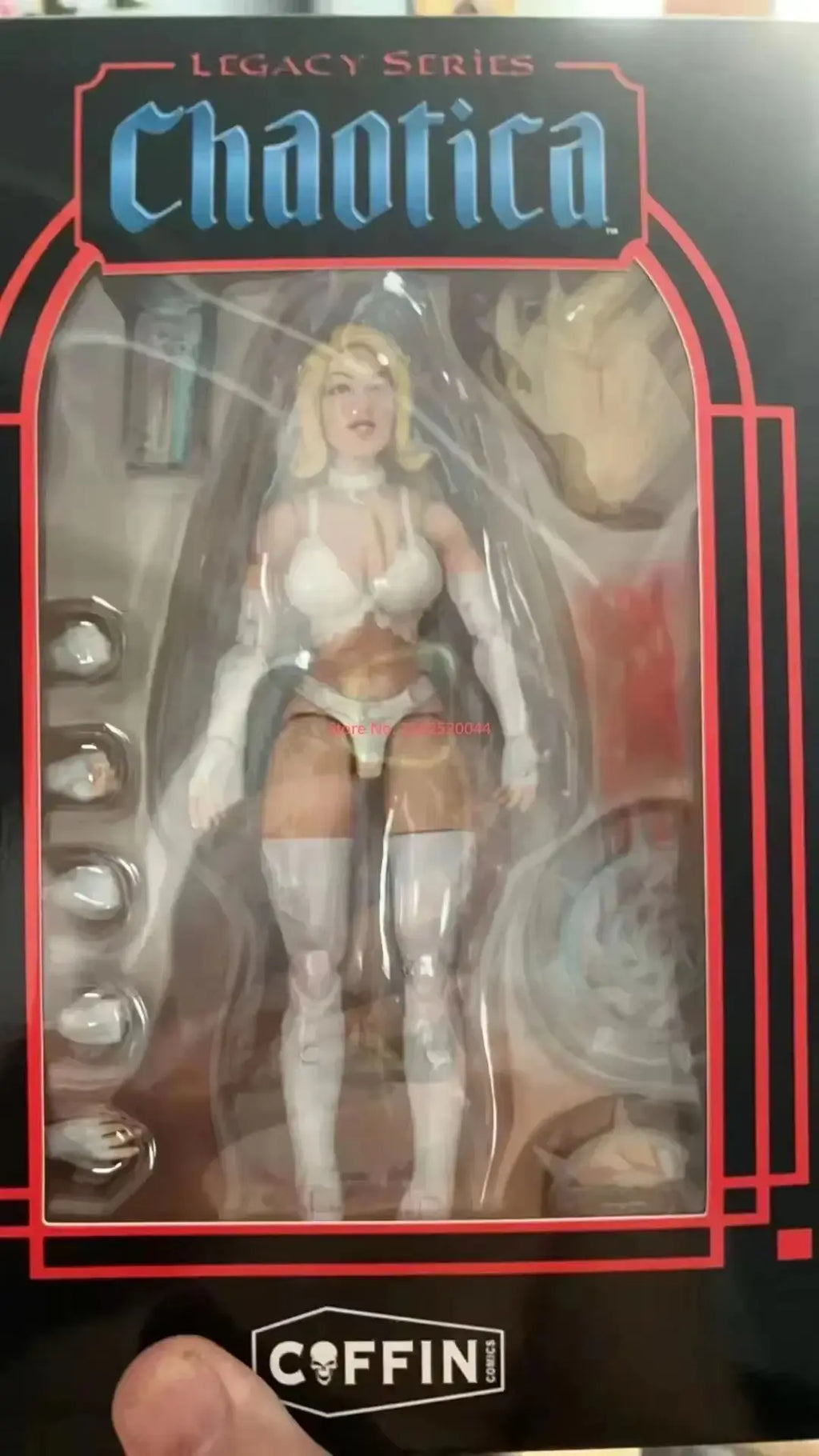 6-Inch Genuine 2024 Executive Replicas 1/12 Scale La Muerta Chaotica Lady Satanus Anime Figure Female Soldier Model Kids Gifts