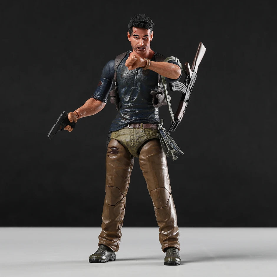 NECA Uncharted 4 A Thief's End Ultimate Nathan Drake Action Figure Figurine Collection Model Toy