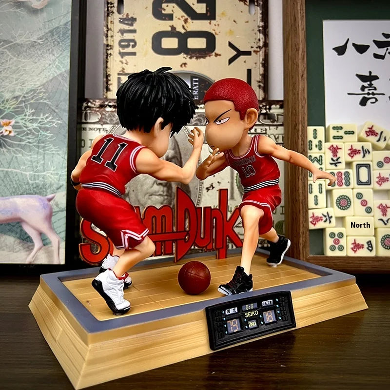 Action Figure Anime Sakuragi Hanamichi Rukawa Kaede Gk Century High Five Q Version Pvc Model Collection Boys Toys Gif