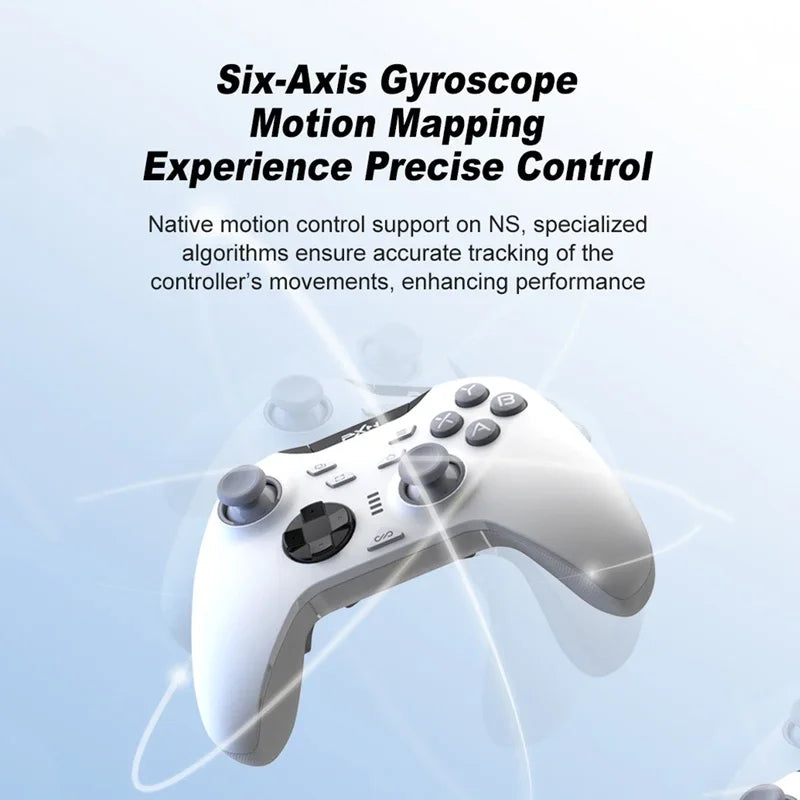 PXN P5 Bluetooth Gamepad 1000Hz Hall Trigger Rocker Tri-Mode Long Battery Life Ergonomics Flagship For Switch PC Android IOS