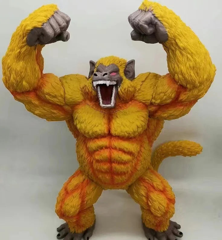 Dragon Ball Anime Golden Ape King Kong Transformierbares Desktop-Ornament Handgefertigtes Modell Actionfigur Sammlerspielzeug Geburtstagsgeschenk