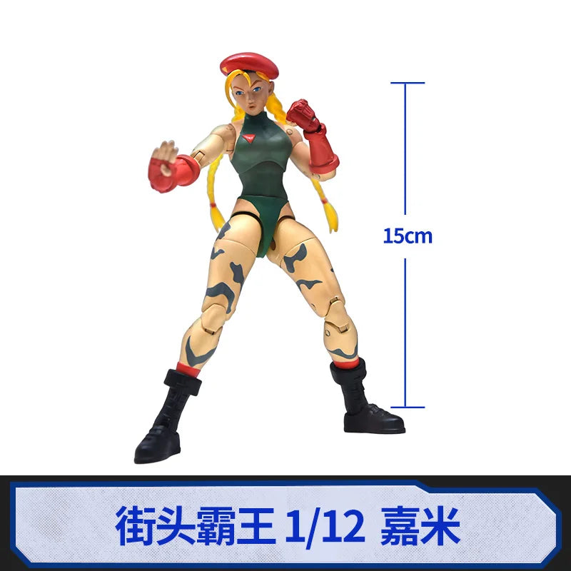 Jada Street Fighter 6 Cammy White Guile Dee Jay Model   Toy Anime Figure Action Figure Street Fighter Model Gift Collect Doll