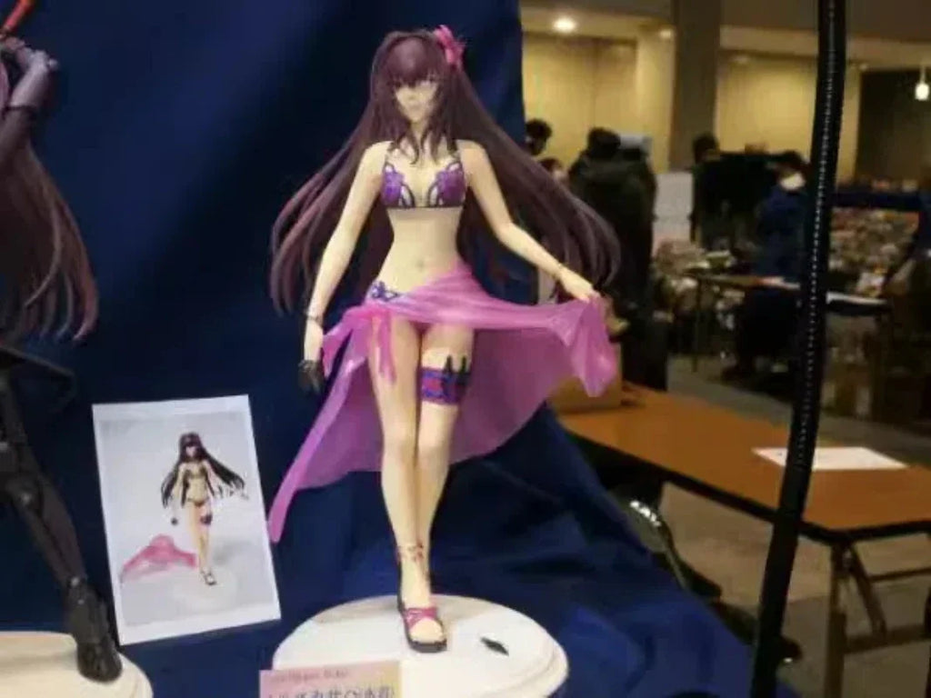 Anime Fate/Grand Order Scathach Figures kawaii resin GK DIY manual White assembly Model Statue Toys doll Collection Gift