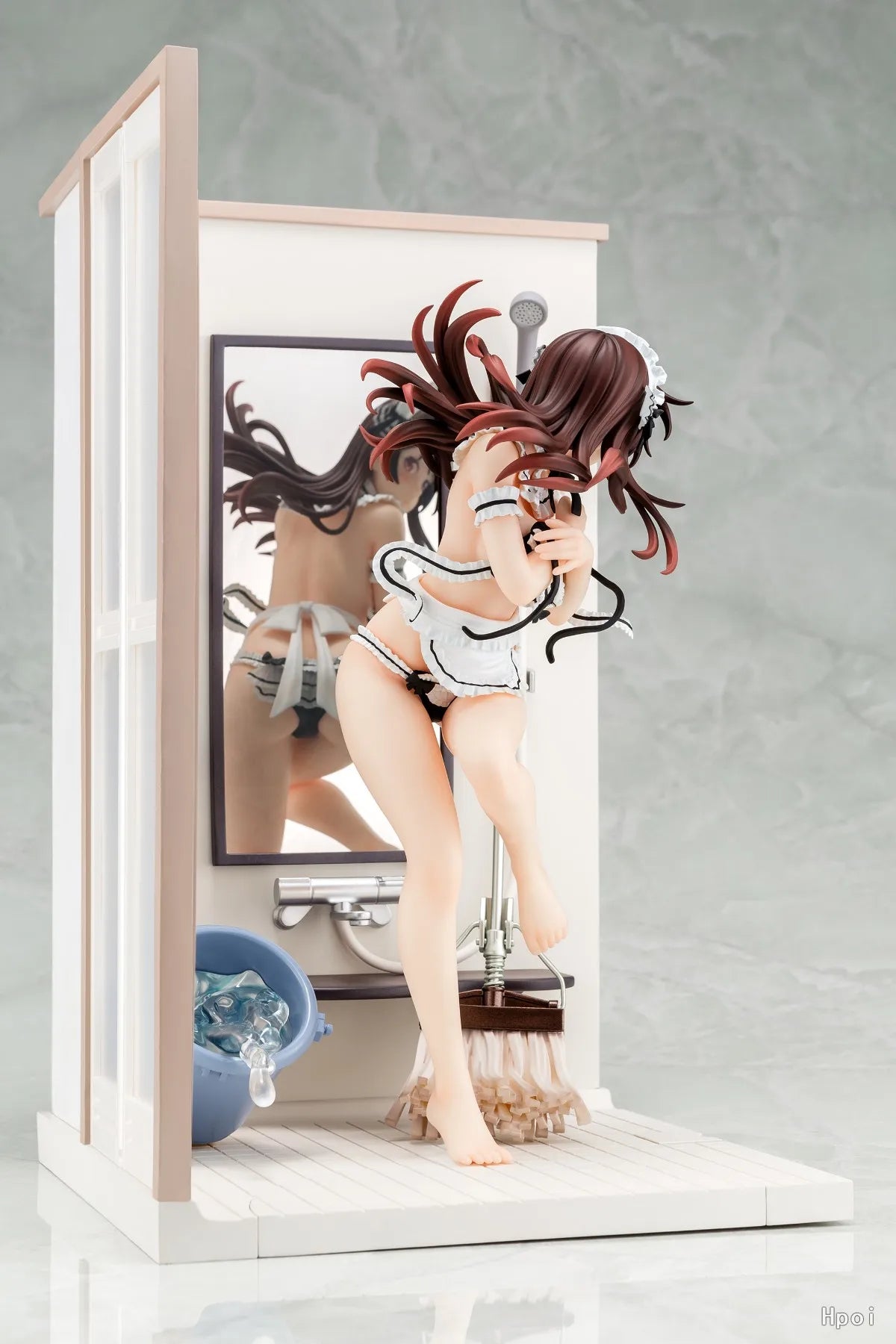 +In Stock Original HAKOIRI MUSUME Inc Rent-a-Girlfriend Mizuhara Chizuru Maid Bikini Cleaning 30CM Animation Figures Ornaments