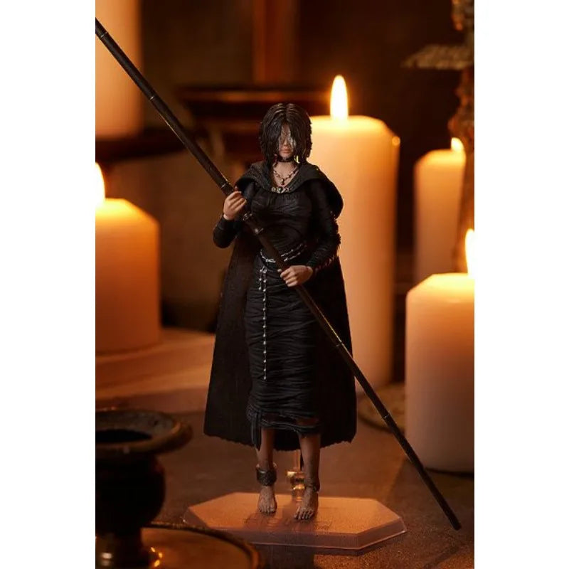 GSC Genuine FINGMA Anime Figure #593 Fire Keeper in Black Action Figure Toys for Boys Kids Gift Collectible Model Ornaments