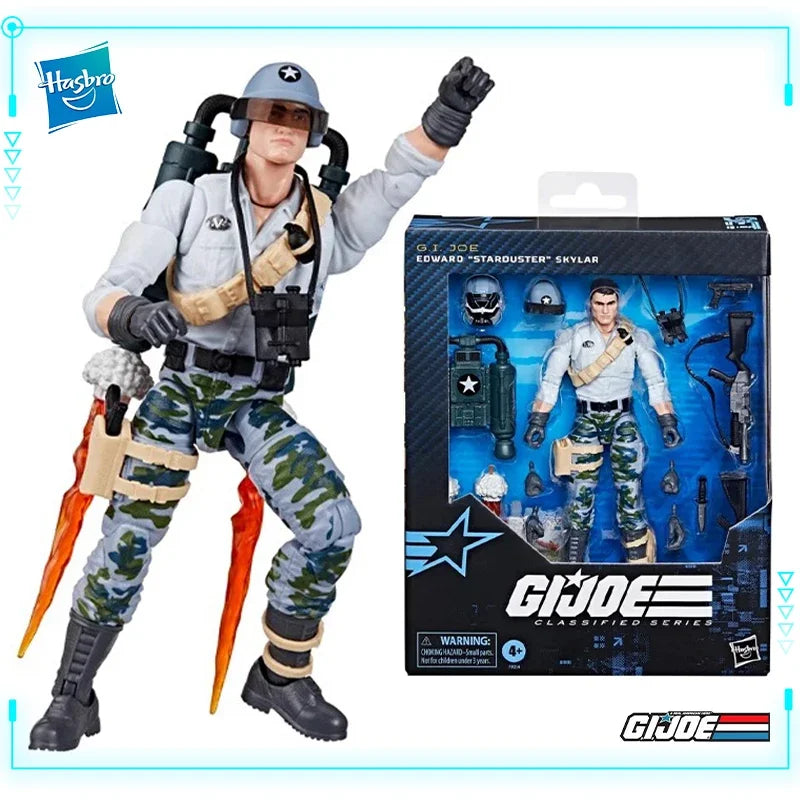 Hasbro Original Genuine G.I. Joe Classified Series 136 Edward Starduster Skylar 15cm Assembly Model Toys Soldier Action Figures