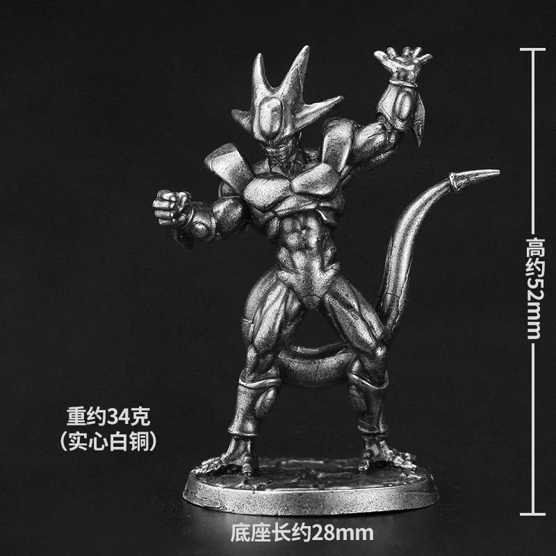 Metal Cupronickel Cartoon Miniature Soldier Model Toys Board Game Anime Peripheral Ornament Accessories Game Piece Figurine Toys