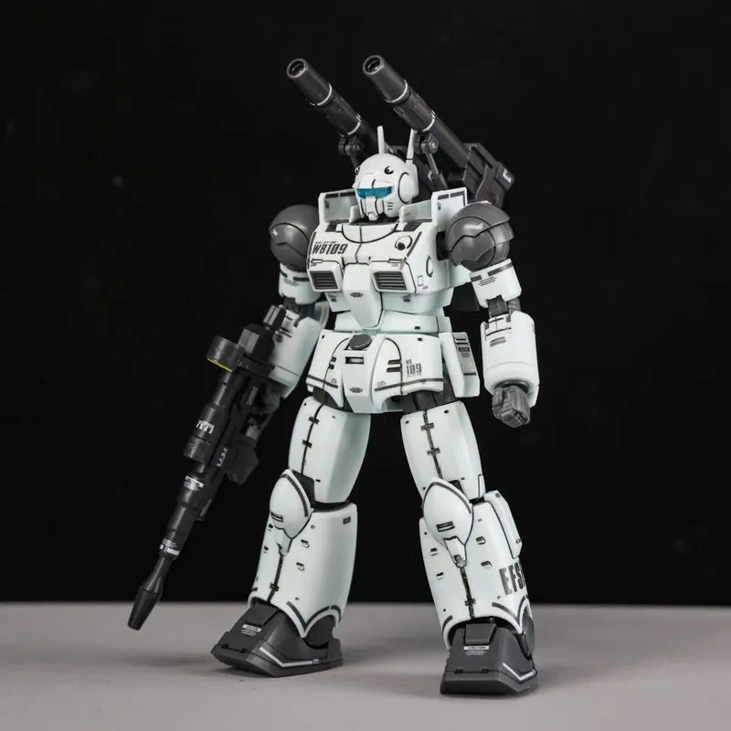 Guncannon From Cucuruz Doan's Island HG1/144 Laser Cannon Blue And White Colors Assembly Model Kit Action Figures Kids Toy Gift