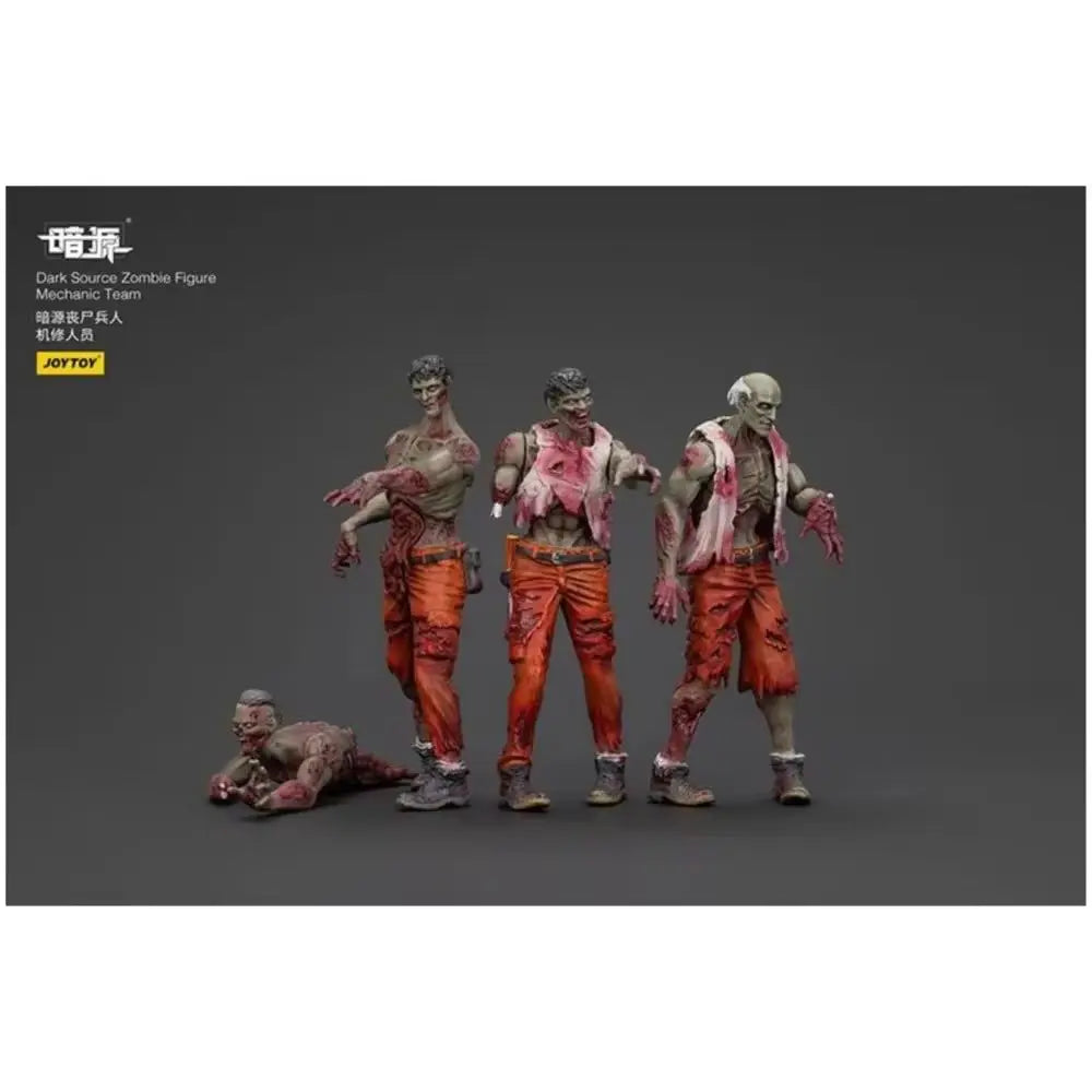 JOYTOY Dark Source Zombie Figure Dark Source Mechanic Team Action Figures Doll Decoration Gift Collection Original Model