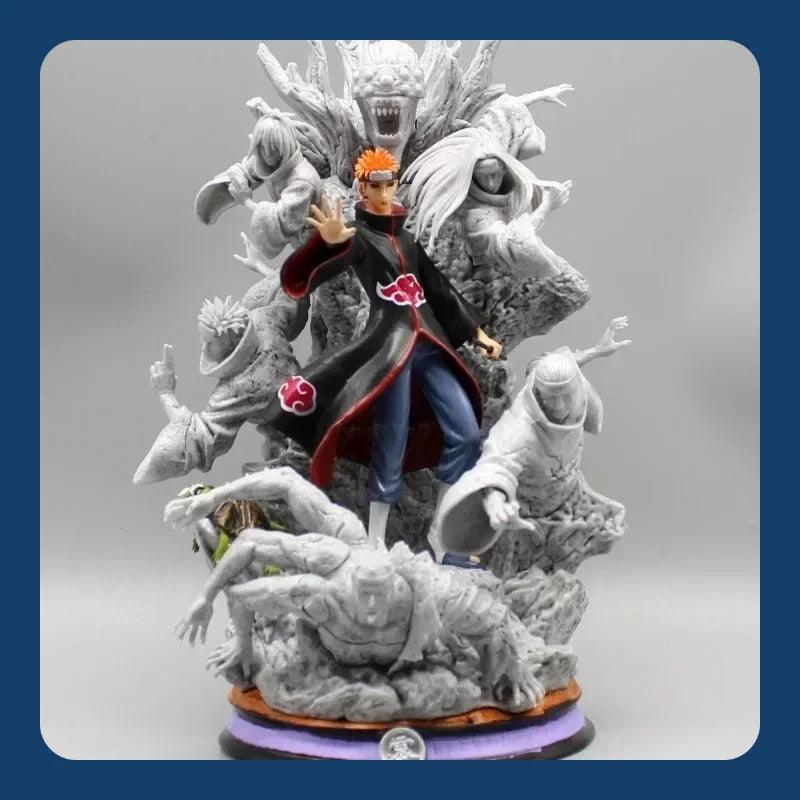2026 New Naruto Anime Figure Akatsuki Pain Gk Figurine Pvc Statue Model Doll Desktop Ornament Collectible Desk Decora Toys Kid