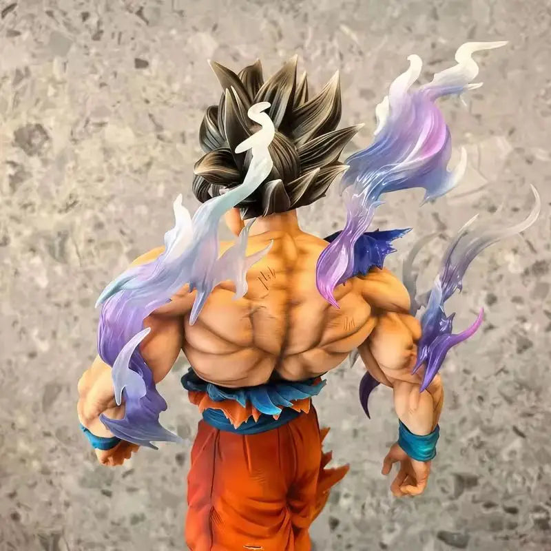 42cm Dragon Ball Son Goku Action Figure - Migatte No Gokui Collectible Model Doll Statue for Kids Birthday Gifts