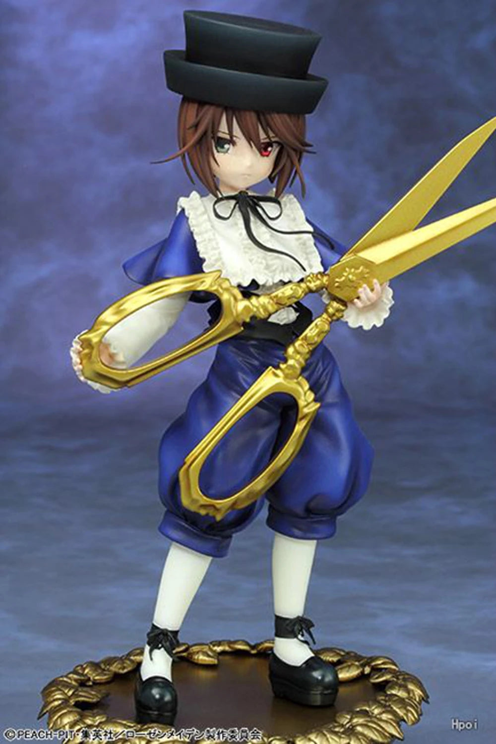 14CM Anime Rozen Maiden Souseiseki Figure Standing Posture Scissors Dress Model Toys Gift Doll Collection Decoration PVC