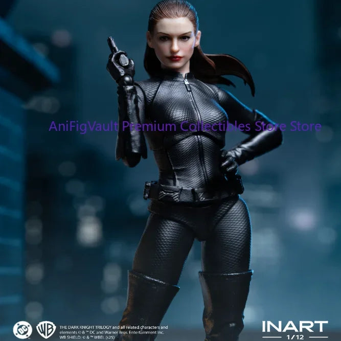 INART Catwoman Action Figure Batman The Dark Knight Rises Anne Hathaway Cat Woman Figurine 1/12 Original Collect Model Toy Gift