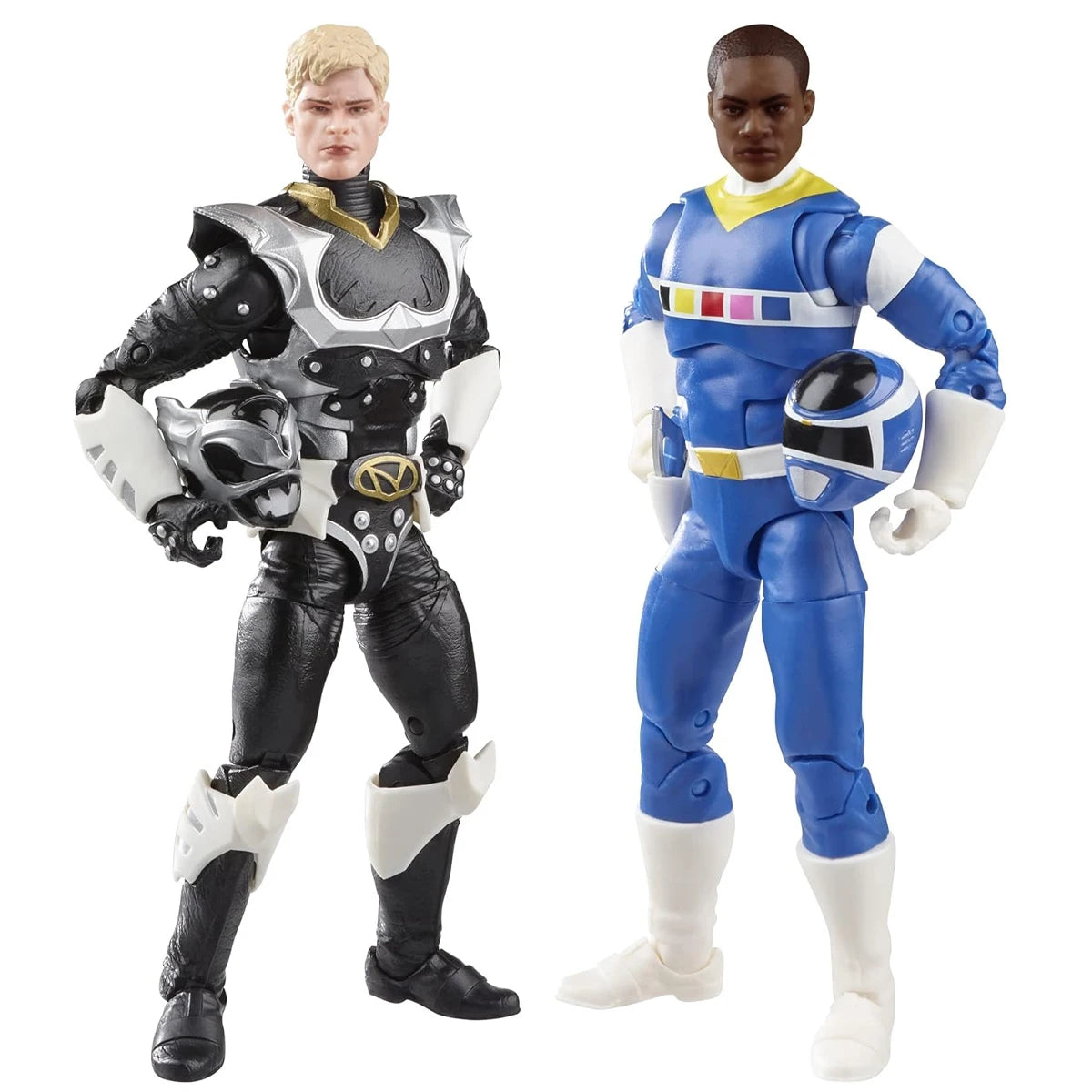 Hasbro Power Rangers Lightning Collection in Space Blue Ranger Vs. Silver Psycho Ranger 2-Pack 6-Inch Action Figure Toys F2047