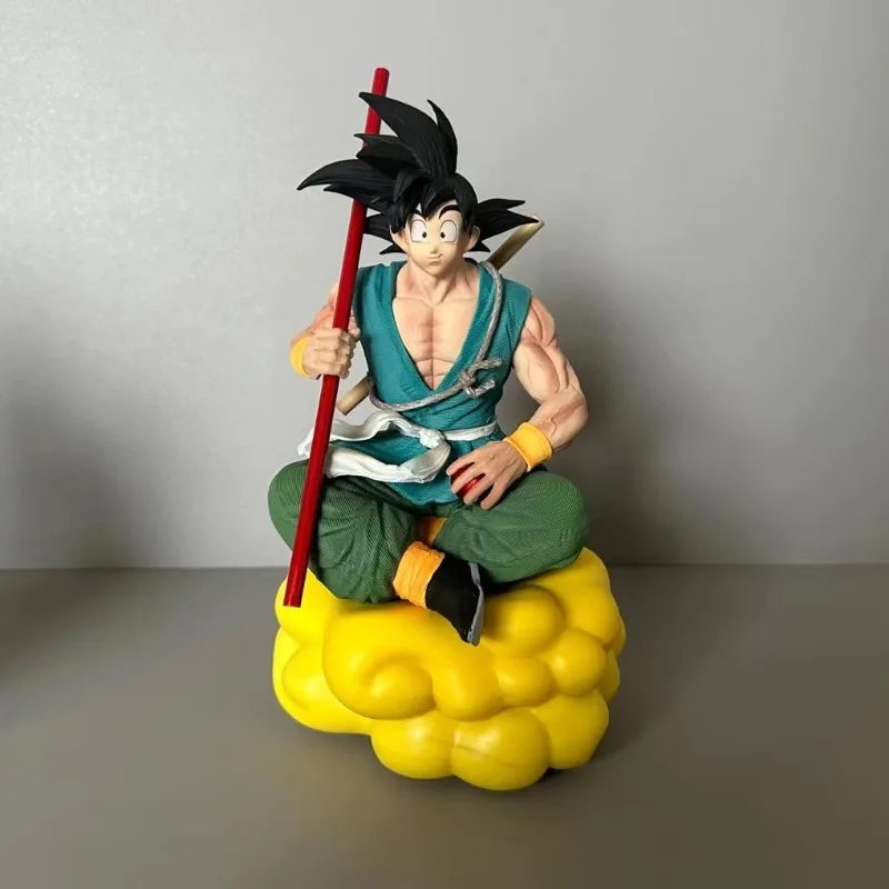 Dragon Ball Z Anime Figure Son Goku with Somersault Cloud Action Figures Detachable Gk Statue Collection Model Dolls Kids Toys