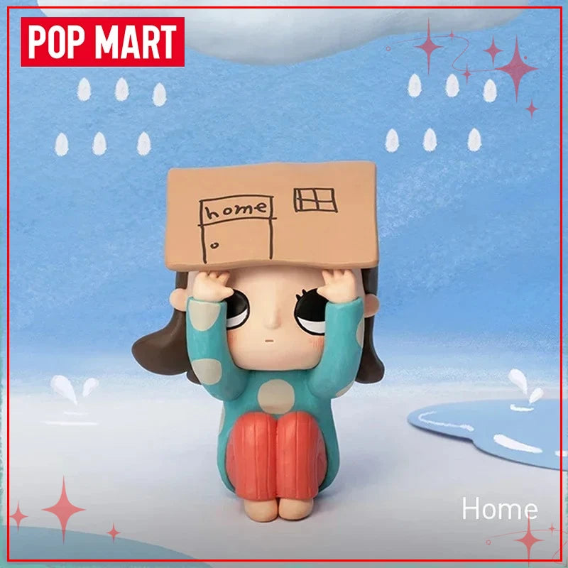 POPMART Nyotas Flauschige Life Series Mystery Box Аниме Сладка екшън фигурка Колекция Модел Настолни орнаменти Кукли Играчки