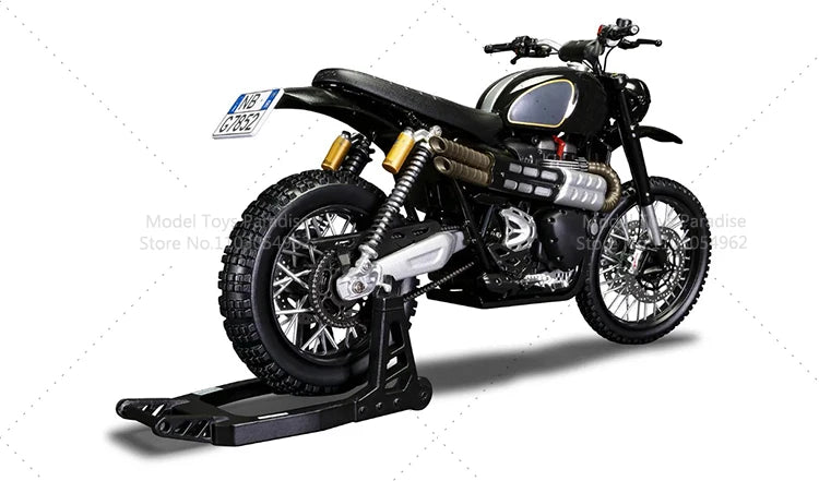CORGI CC08401 1/12 Scale Retro Simulation Alloy Racing Motorcycle Die Casting Model Fit 6Inch Spy Soldier Action Figure Body