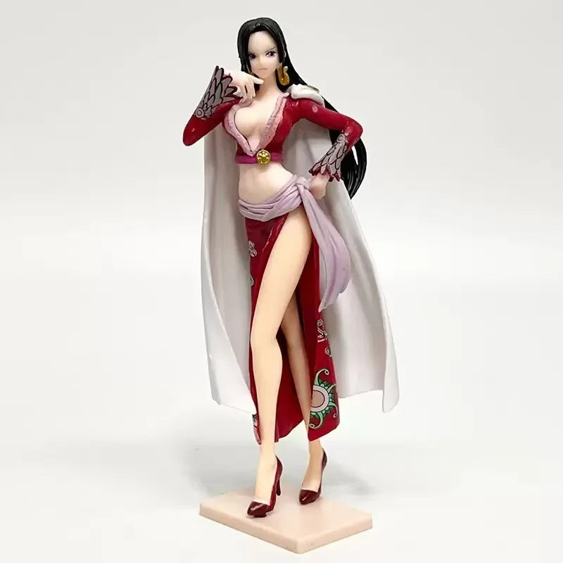 17CM Boa Hancock Figure Anime ONE PIECE Cute Christmas Style Different Colors Desktop Golf Model Toy  Collection Ornaments PVC