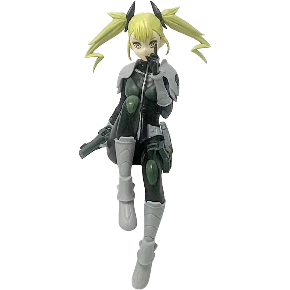 In Stock 1-4PCS Amine Kaiju No. 8 Figure Kafka Hibino Mina Ashiro Skeleton Creative PVC Model Toys Kids Action Statue Doll Gift