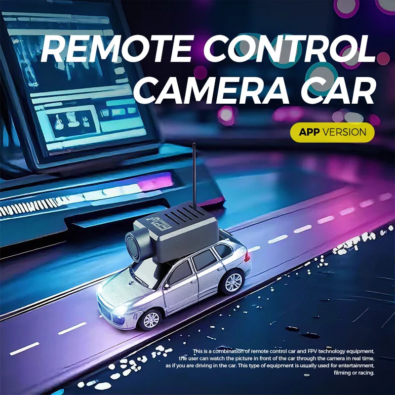 WLtoys 6401 Mini RC-Autos 1:64 mit 720P FPV-Kamera, WLAN-App-Steuerung, 2,4G-Fernbedienung, Kamera, Autos, Spielzeug für Kinder und Erwachsene