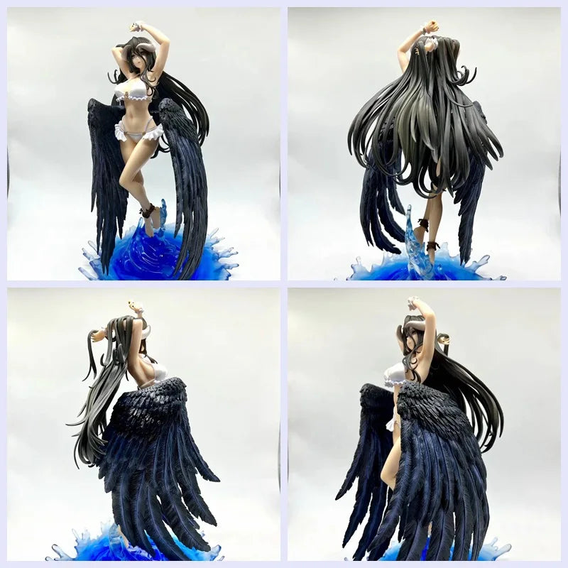 12.5 inch Anime Overlord III Albedo movable underwear Figurine Ainz Ooal Gown Overlord Albedo action Figure Toys