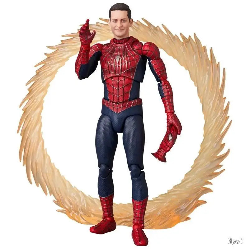 New Mafex No.241 Spider Man Toby Maguire Heroes Have No Return Friendly Neighborhood Gk Anime Action Figure Model Toys Gifts