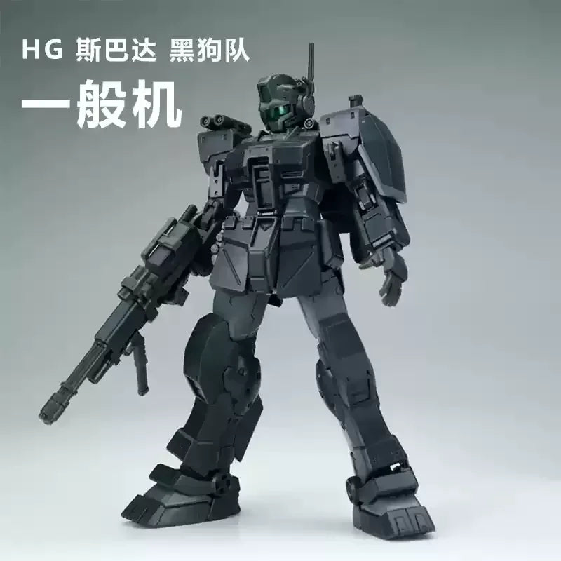 2025 New Ak Gm Spartan Black Hound Team Hg 1/144 Mech Assembly Model Kit Action Figures Kids Puzzle Toys Desktop Decoration Gift