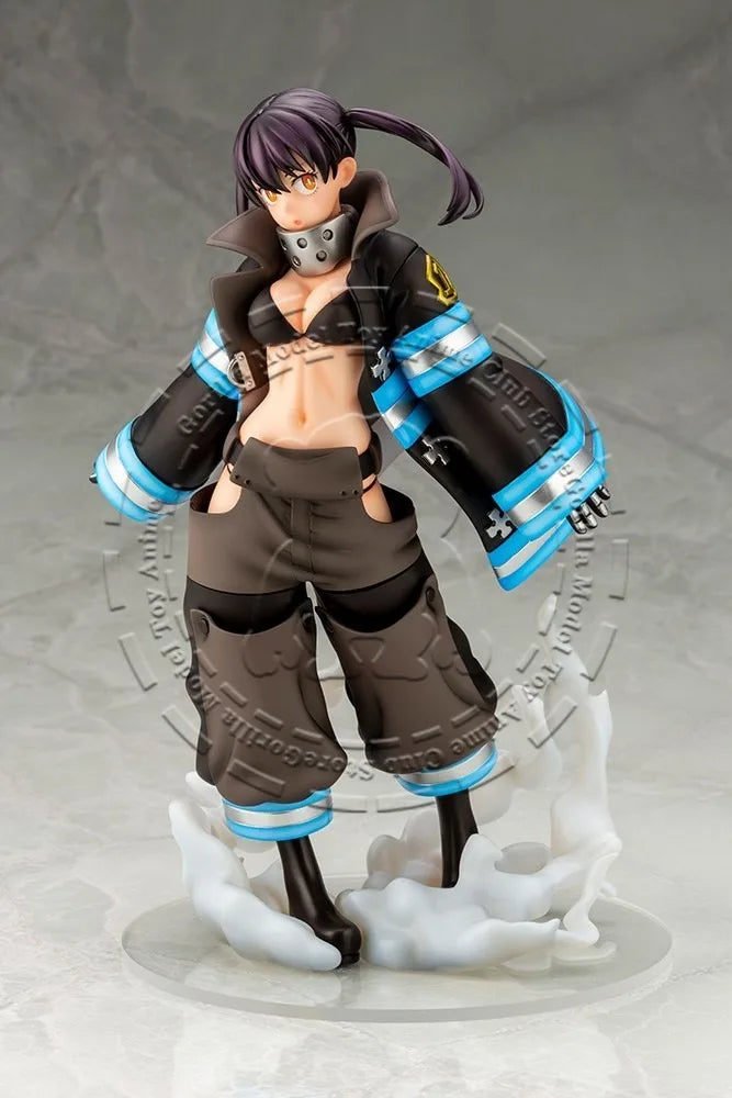 In Stock Original Genuine KOTOBUKIYA ARTFX J Fire Force Tamaki Kotatsu Figure Anime Statue Collectible Gift 195mm Ornament