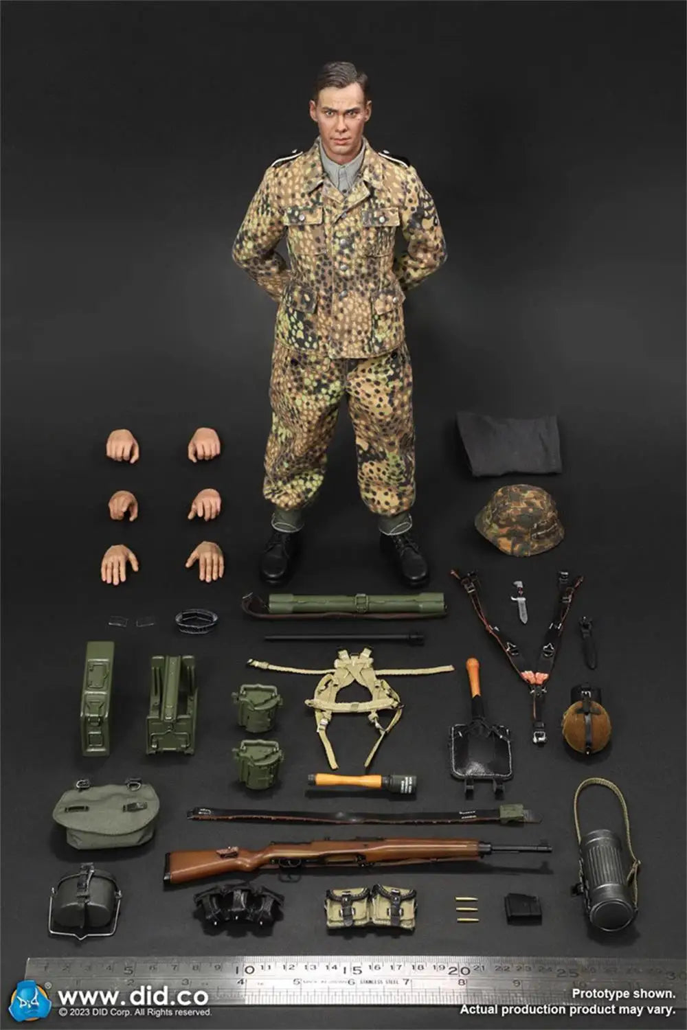 For Sale 1/6 DID D80171 WWII Series Soldier G43 Transport Action Figure MG42 Gift Full Set Model For Fans Collect