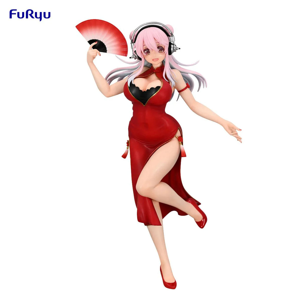 In Stock Original  FuRyu  SUPER SONICO Trio-Try-iT Anime Figure Action Figure Model Decoration Collection Series