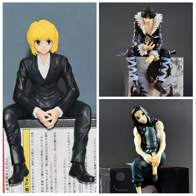 Hunter X Hunter Kurapika Sitting Pose Anime Figure Noodle Stopper Collectible Model Desk Decor For Anime Fans Wholesale