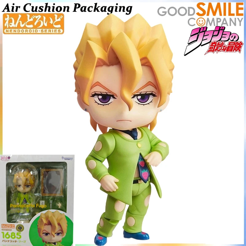GSC Genuine Nendoroid Series Jojo's Bizarre Adventure Golden Wind‌ Giorno Giovanna Bruno Bujarati Action Figures Model Toys