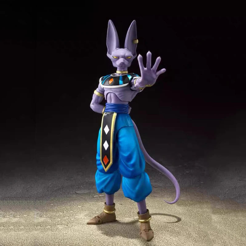 Hot Anime Figure Shf Dragon Ball Z Beerus Super God of Destruction Action Figures PVC Collection Model Toy For Children Gift