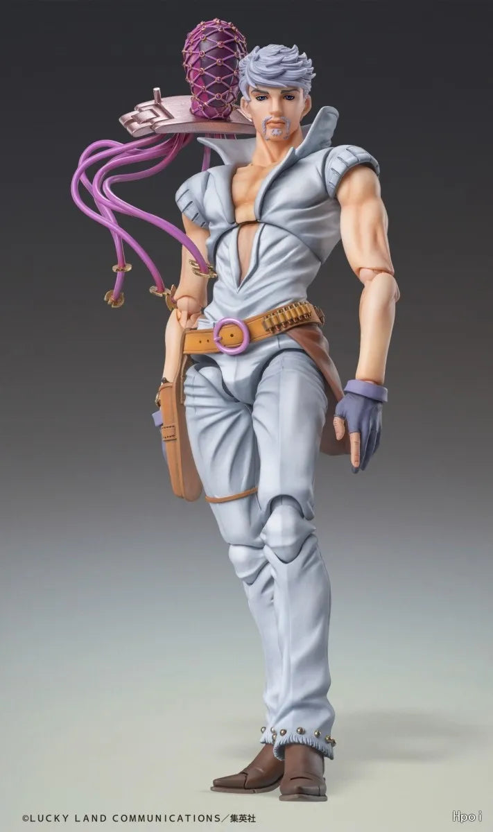 【Original】MEDICOS-E Super Action STATUE  ‌JoJo's Bizarre Adventure‌ STEEL BALL RUN Ringo Roadagain&MANDOM Action Figure Model