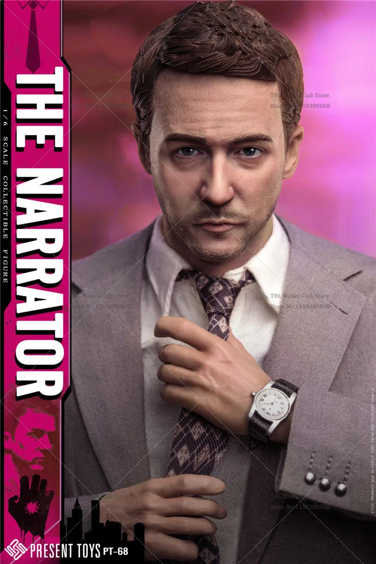 Present Toys PT-SP68 1/6 Scale Fight Club Action Figure - Jack Edward Harrison Norton 12 Inch Full Set Male Soldier Model