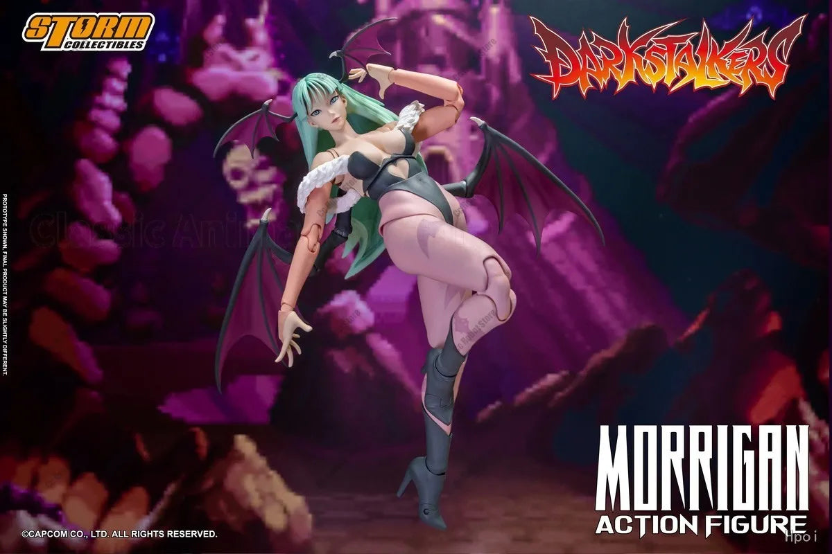 [In-Stock Original] Storm Collectibles Dark Hunters: Night Warrior Morrigan Aensland 1/12 Action Figure Model Toy