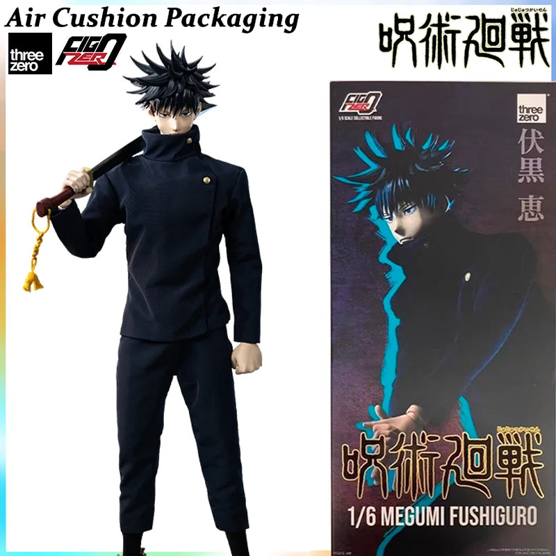 Threezero Genuine FigZero Series ‌Jujutsu Kaisen Yuji Itadori‌ Megumi Fushiguro Nobara Kugisaki‌  Anime Action Figures Model Toy