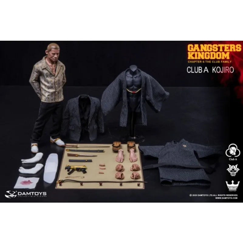 DAMTOYS Genuine GK021 Gangster Kingdom Grass Flower A KOJIRO Movable Finished Product Model Boy's Gift Collectibles