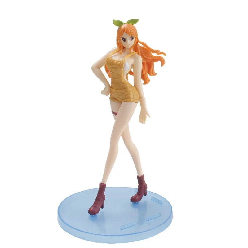 17 см One Piece Figures Nami Figurine PVC Statue Manga Model Doll Collection Room Decoration Gifts