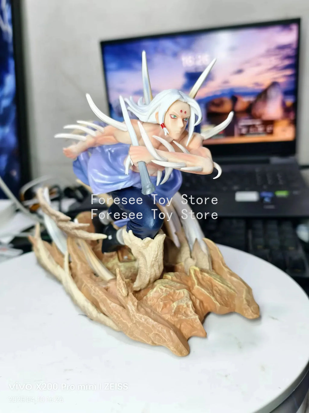 19cm Kimimaro Gaara Figure NARUTO Battle Version Anime Figures PVC Collection Desktop Ornament Decoration Best Gift for Children