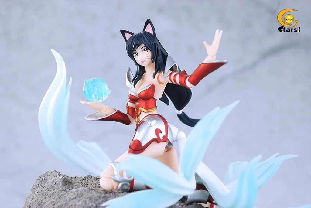 【In Stock】LOL Action Figurals 16cm Ahri Anime Figurine Statue Figures Cartoon Collectible Model Toy