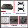 Super Console X3 Plug and Play on TV I3-3110M Game Console 2T HDD 70000+Games For Wii PS2 N64 PSP GameCube N64 Wireless handle
