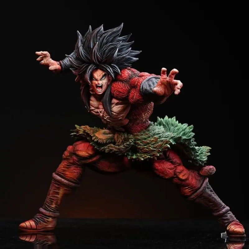 Dragon Ball Broli Super Saiyan 28cm Handmade Animation Character Model Statue Collectible Desktop Decoration Action Figure Gift