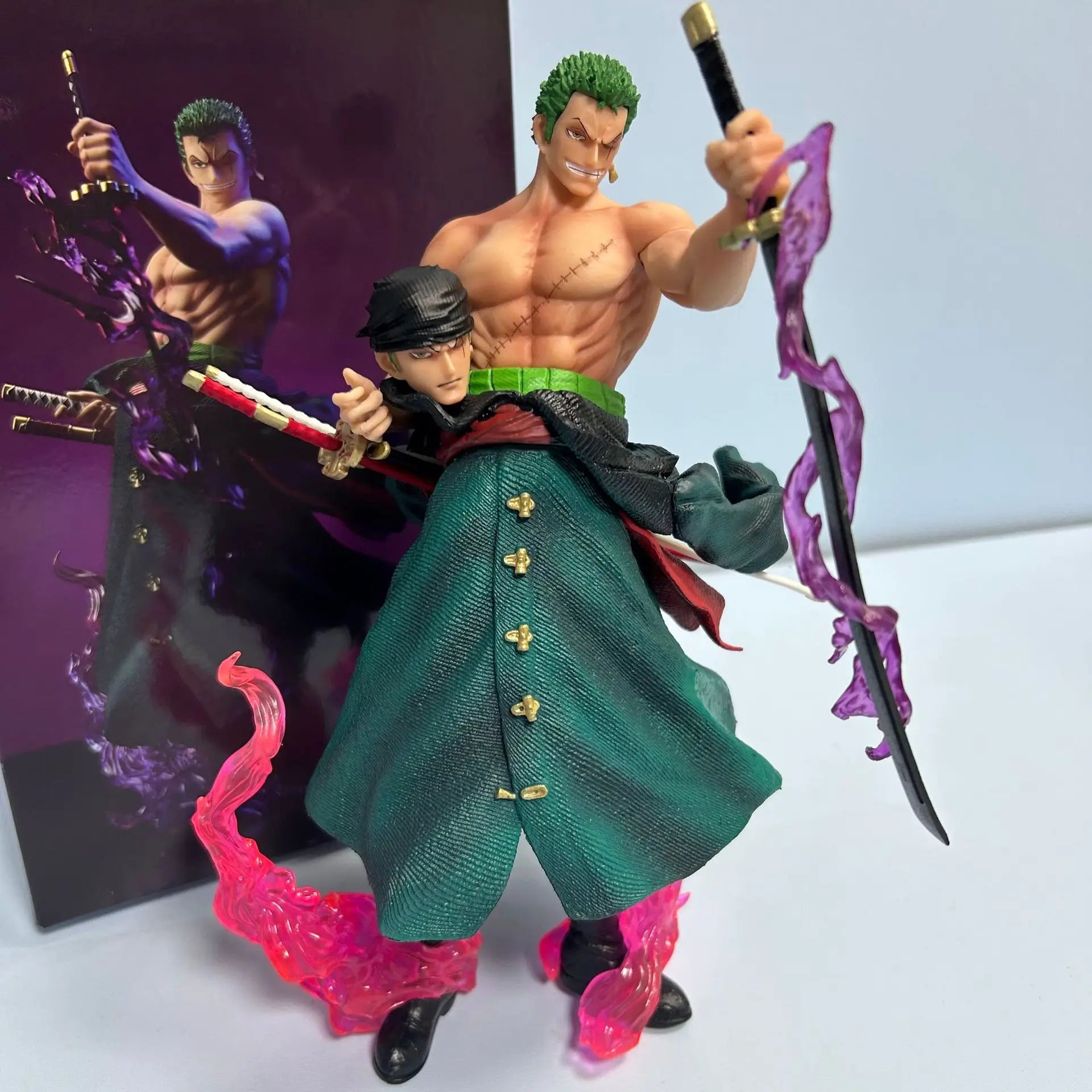 Hot Sale One Piece 50cm Roronoa Zoro Anime Action Figures Model Toys Pvc Statue Roronoa Zoro Model Statue Dolls Birthday Gift