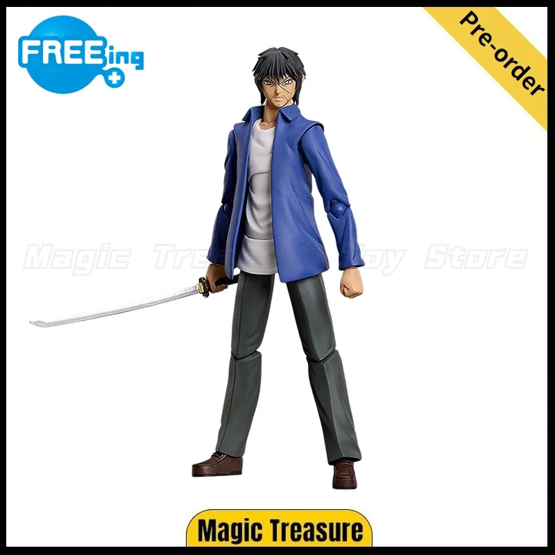 【Pre-sale】Original FREEing GSC Figma SP-172 HiganjimaX Miyamoto Akira Action Figure Toys Ornaments Gifts