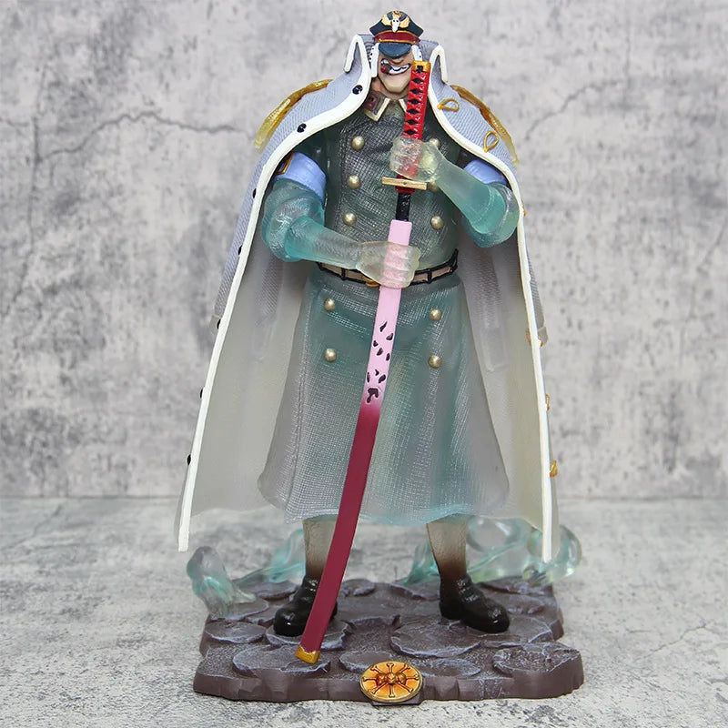 30cm New ONE PIECE Anime Figure Shiryu Peripheral PVC Model Scene Statue Desktop Decorate Ornaments Kids Christmas Gifts Toys